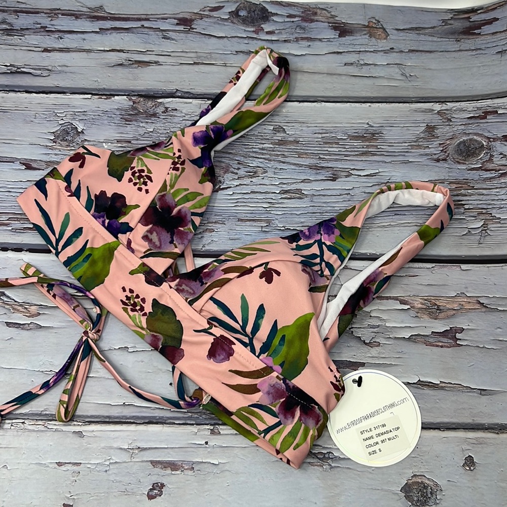 🆕NWT Byrds of Paradise Demasia Bikini Set Multi Color Small & Medium Available - Picture 3 of 15
